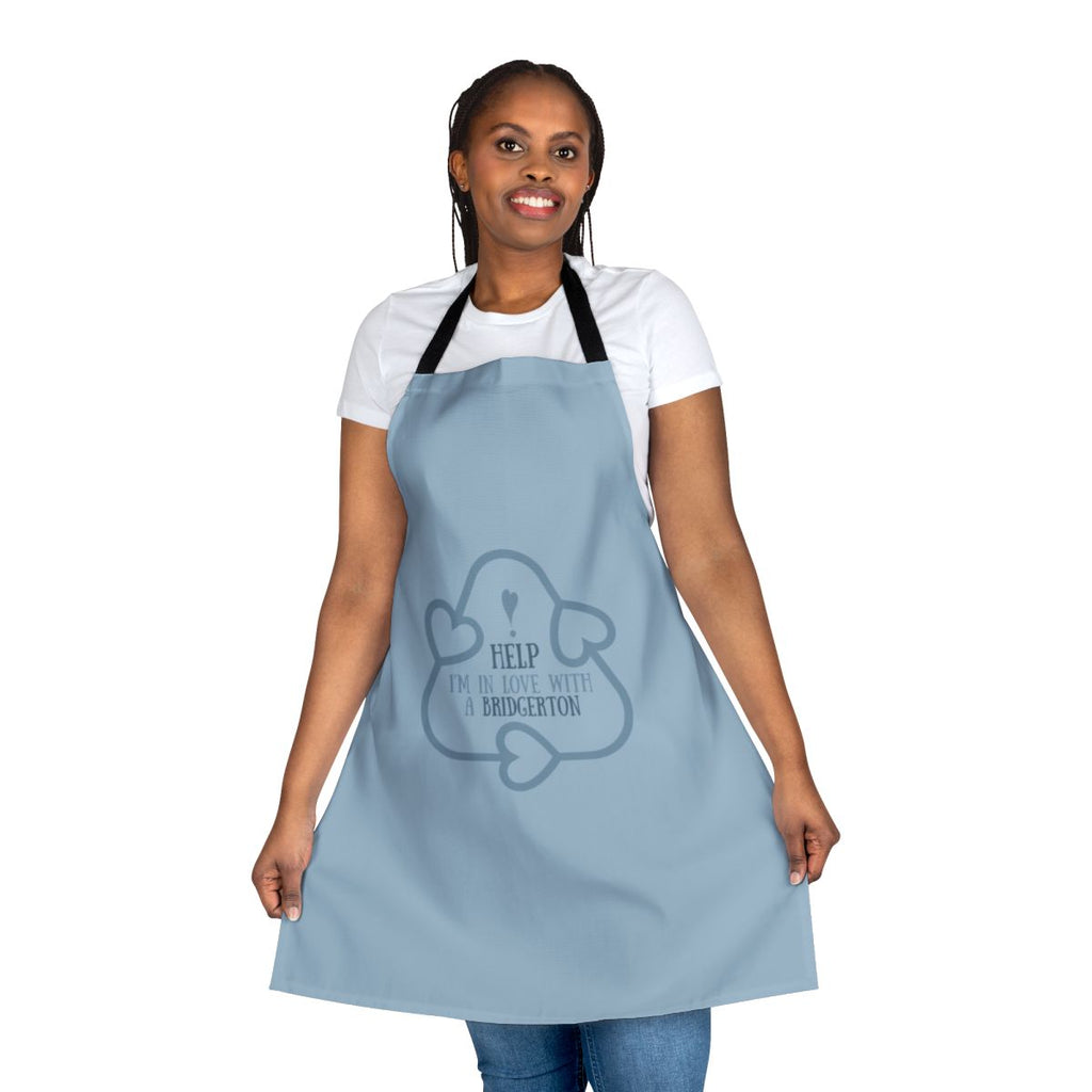 Bridgerton-inspired apron featuring regency-style design