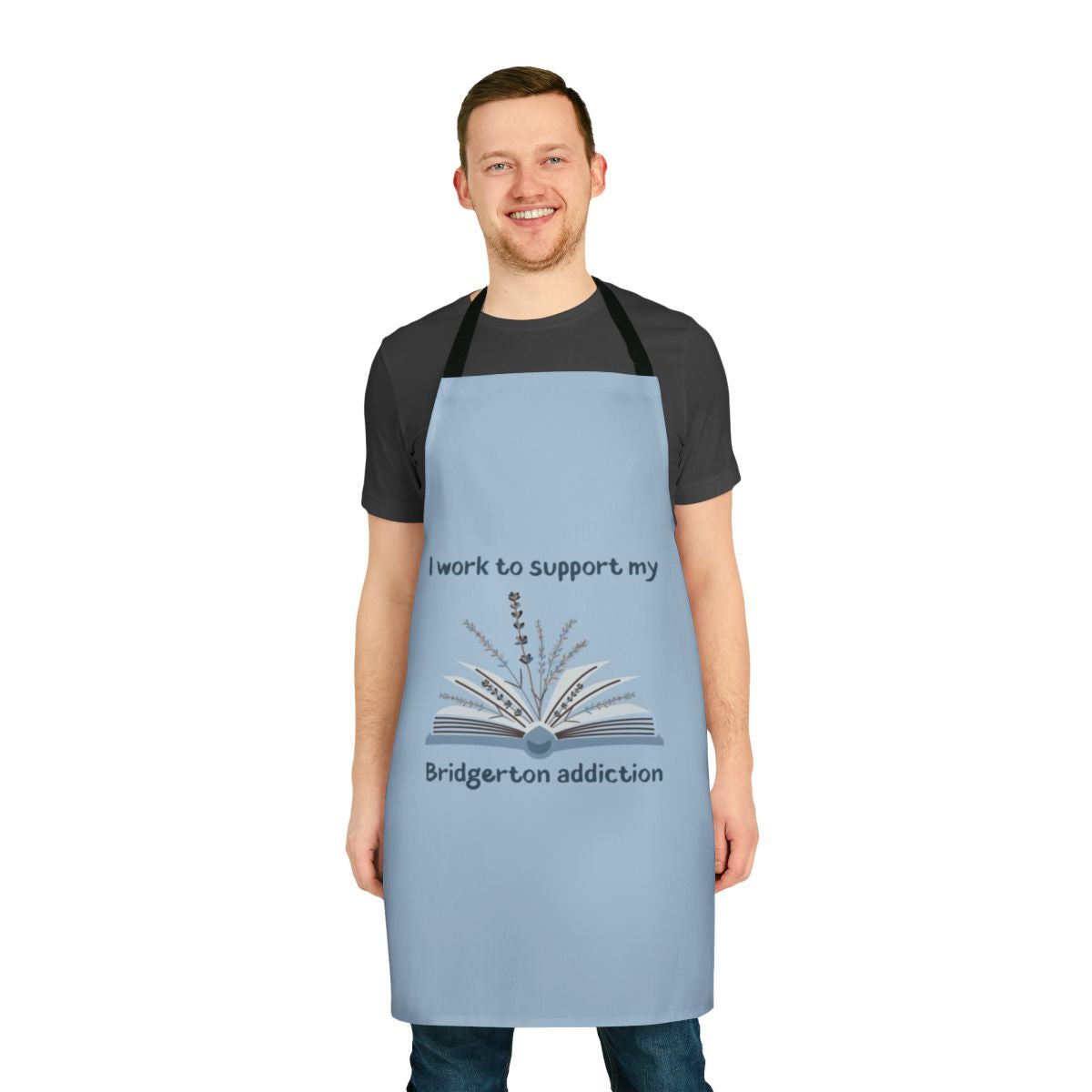Bridgerton-Inspired Apron with Floral Design