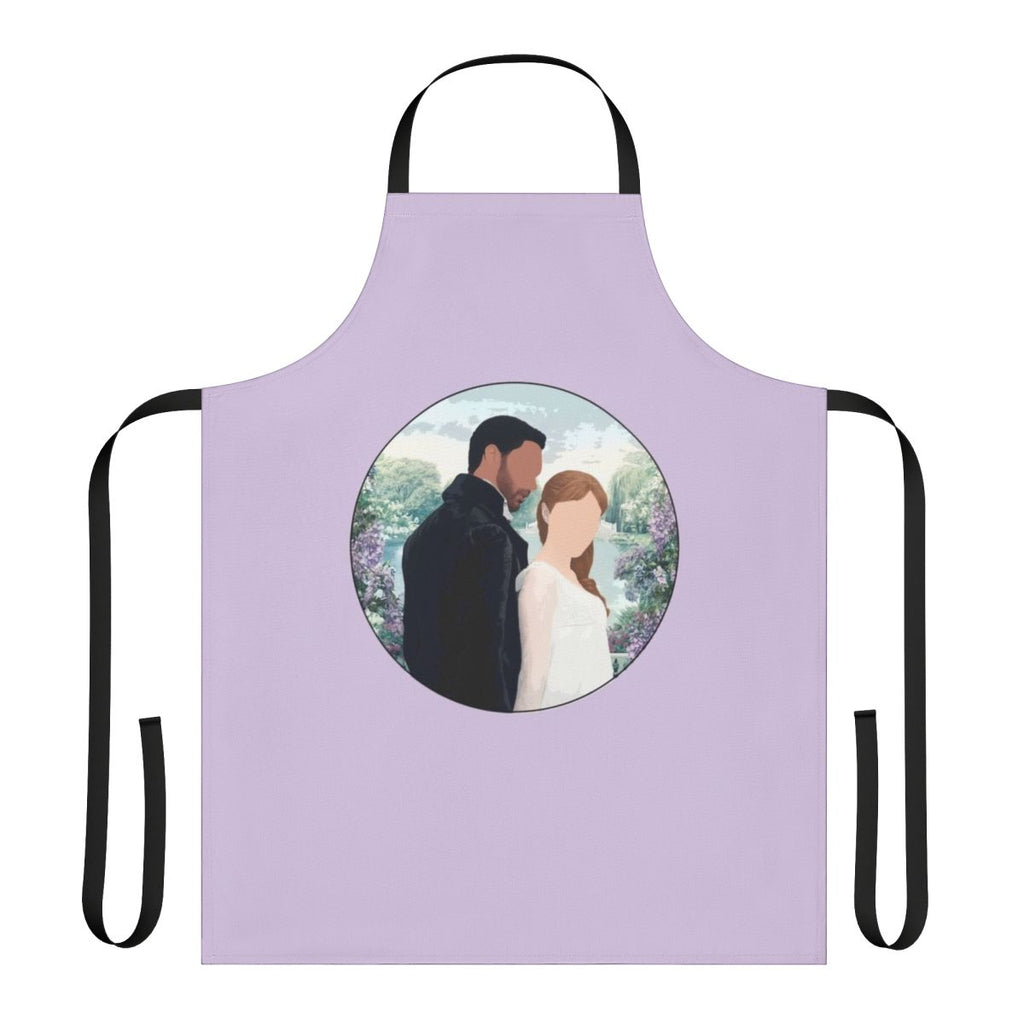 Bridgerton-inspired apron featuring Simon Basset and Daphne Bridgerton
