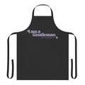 Bridgerton-inspired apron featuring the quote "I Am A Gentleman"