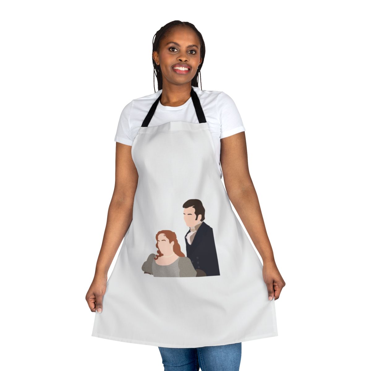 Bridgerton Inspired Penelope and Colin Smiling Apron
