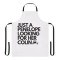 Bridgerton inspired apron featuring Penelope Featherington and Colin Bridgerton