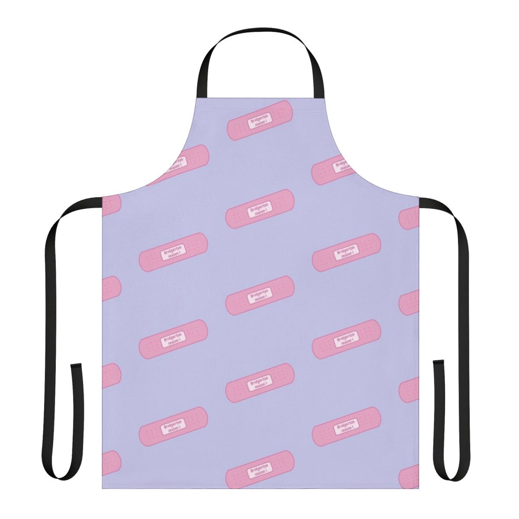 Bridgerton-inspired plaster apron featuring the Bridgerton family crest