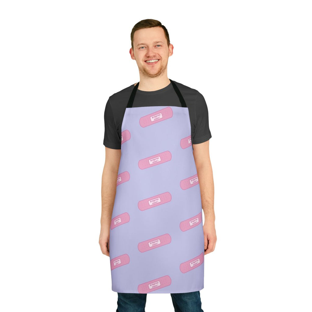 Bridgerton-inspired plaster apron featuring the Bridgerton family crest
