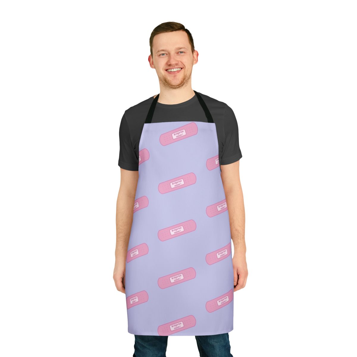 Bridgerton-inspired plaster apron featuring the Bridgerton family crest
