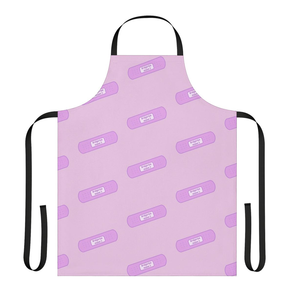 Bridgerton-themed kitchen apron with plaster design