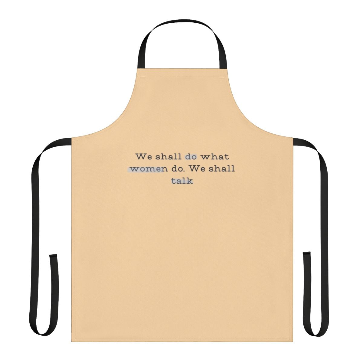 Apron featuring quotes from the Bridgerton series, inspired by the character Violet Bridgerton