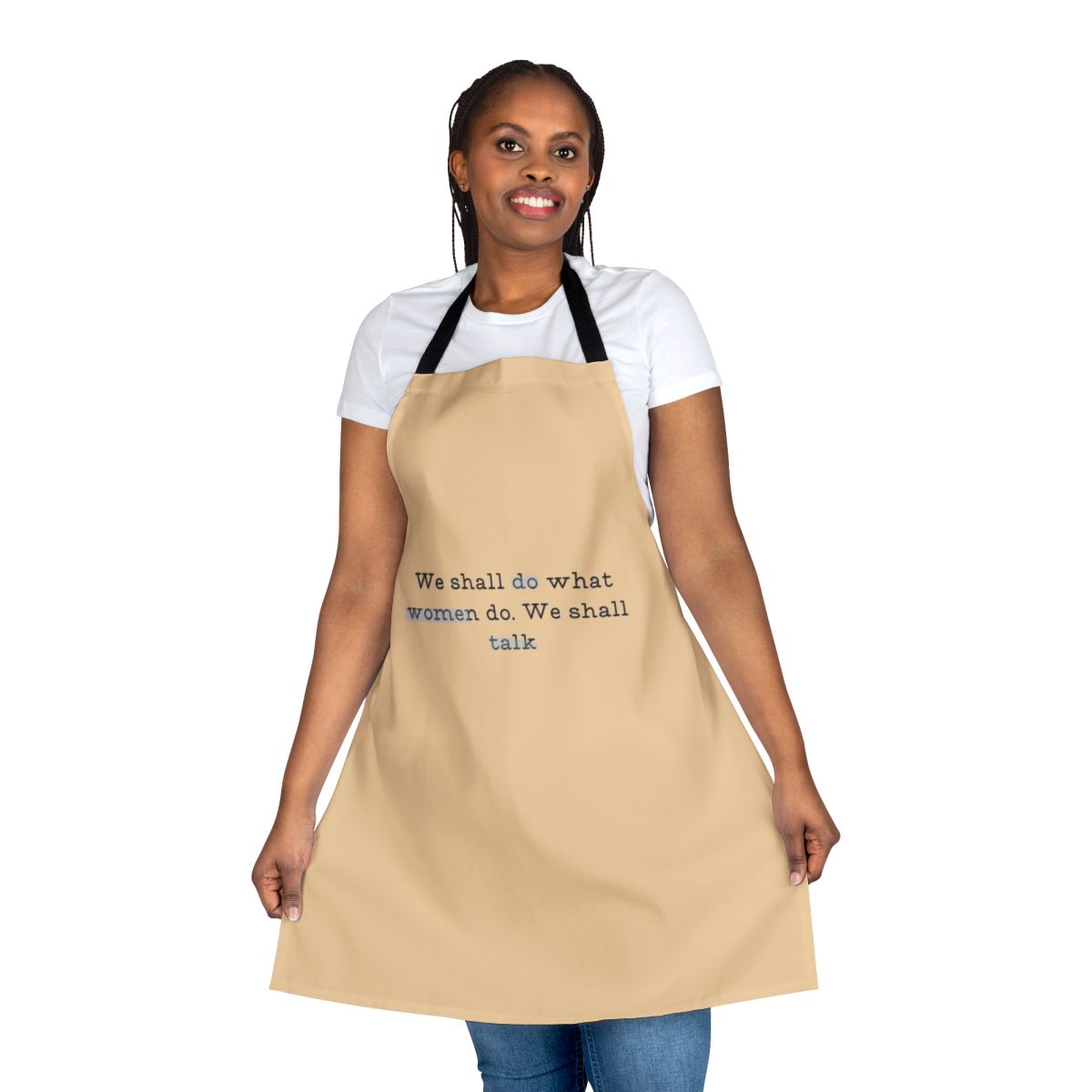 Apron featuring quotes from the Bridgerton series, inspired by the character Violet Bridgerton