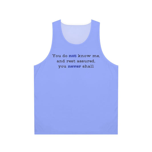 Bridgerton Lady Whistledown Quote Unisex Tank Top
