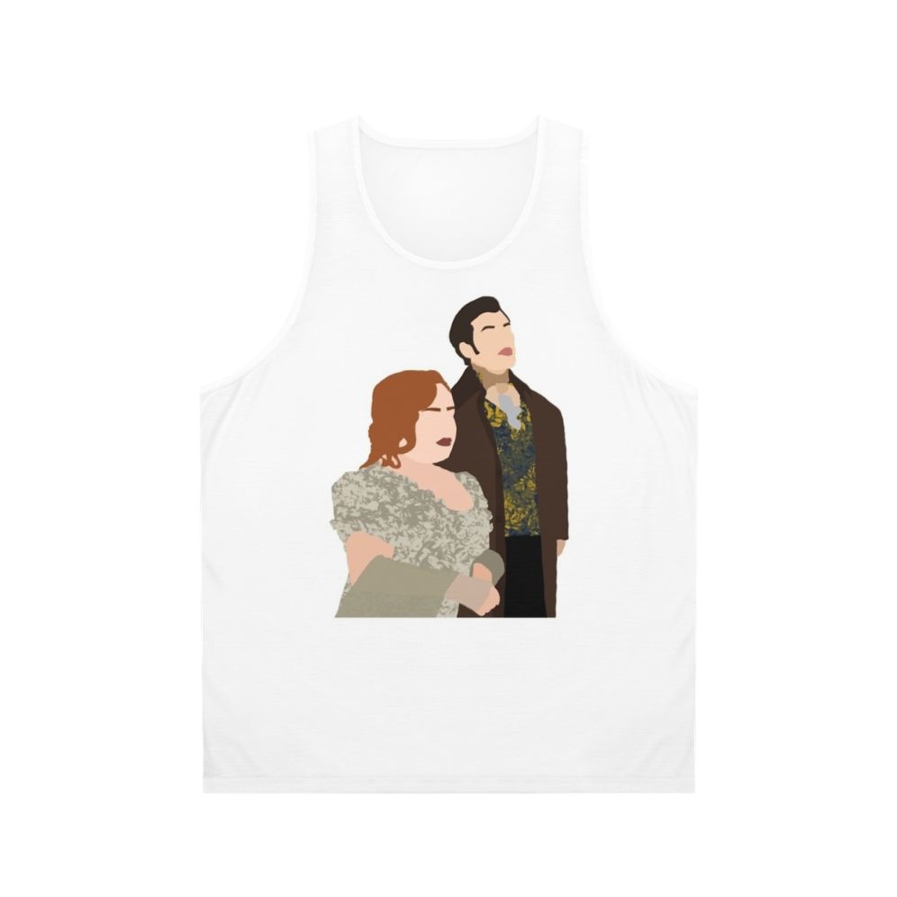 Bridgerton Penelope and Colin Smiling Unisex Tank Top