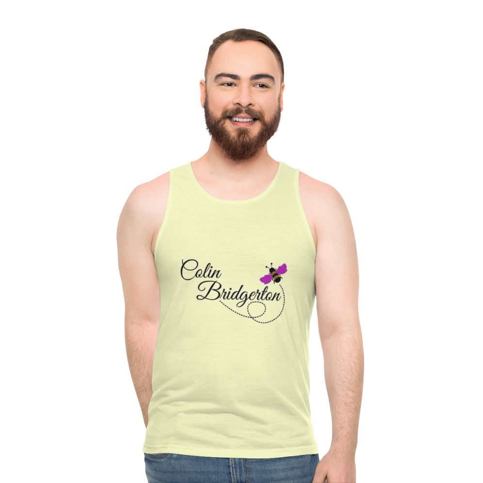 Bridgerton Inspired Unisex Tank Top with Bee Design
