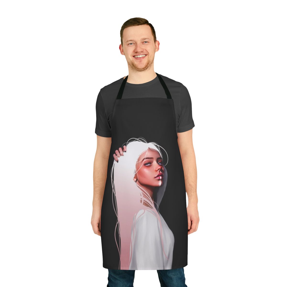 Colorful, fashionable apron for the modern kitchen