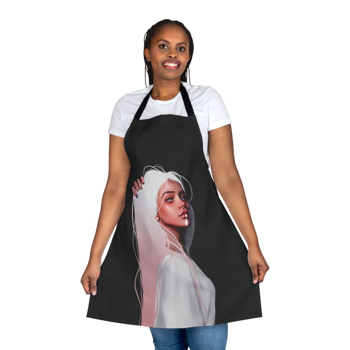 Colorful, fashionable apron for the modern kitchen