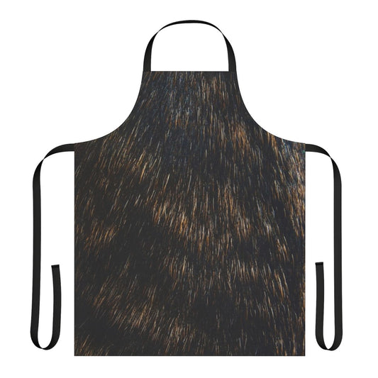 Brindle animal fur pattern kitchen apron