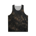 Brindle animal fur pattern unisex tank top