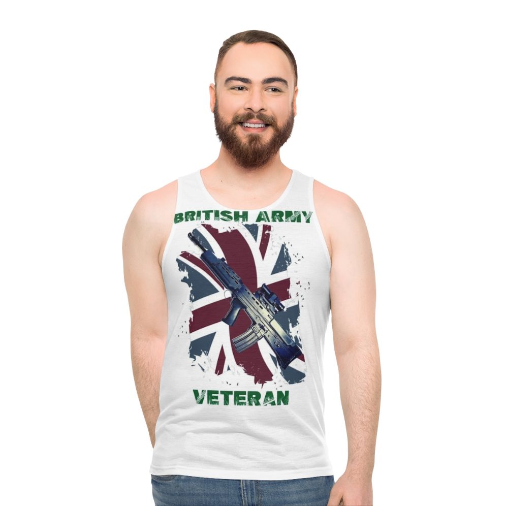 British Army Veteran Military Unisex Tank Top
