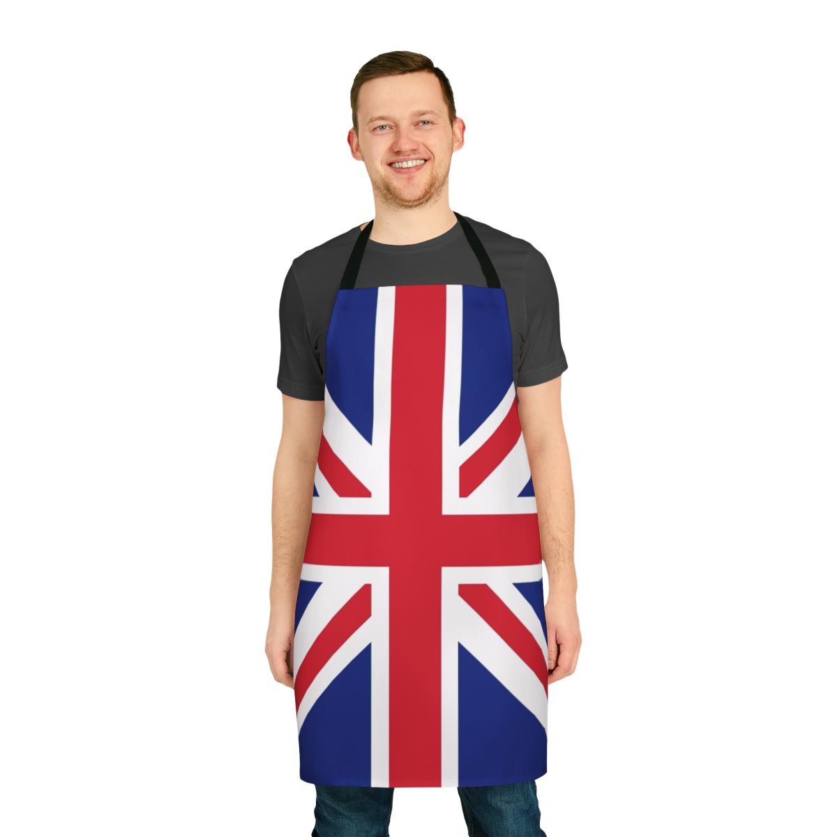 British Flag Themed Apron with Union Jack Design