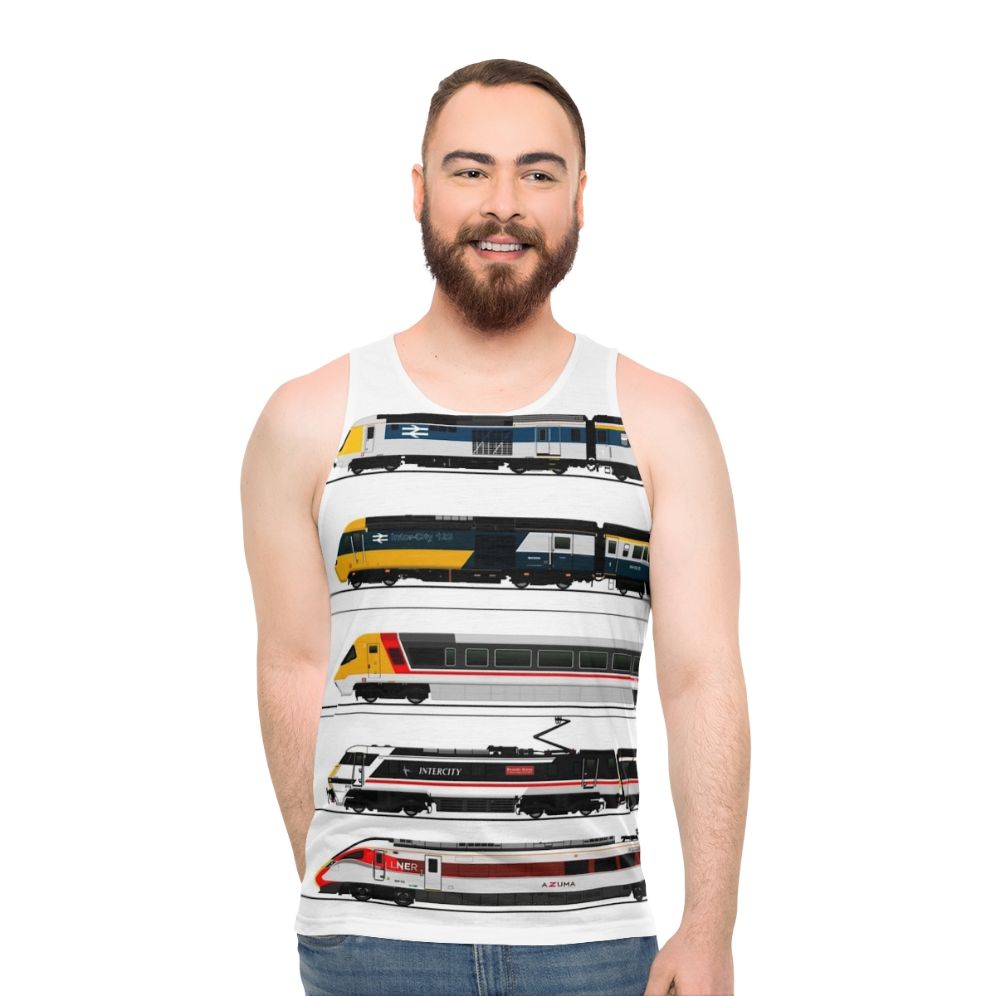British high speed trains unisex tank top