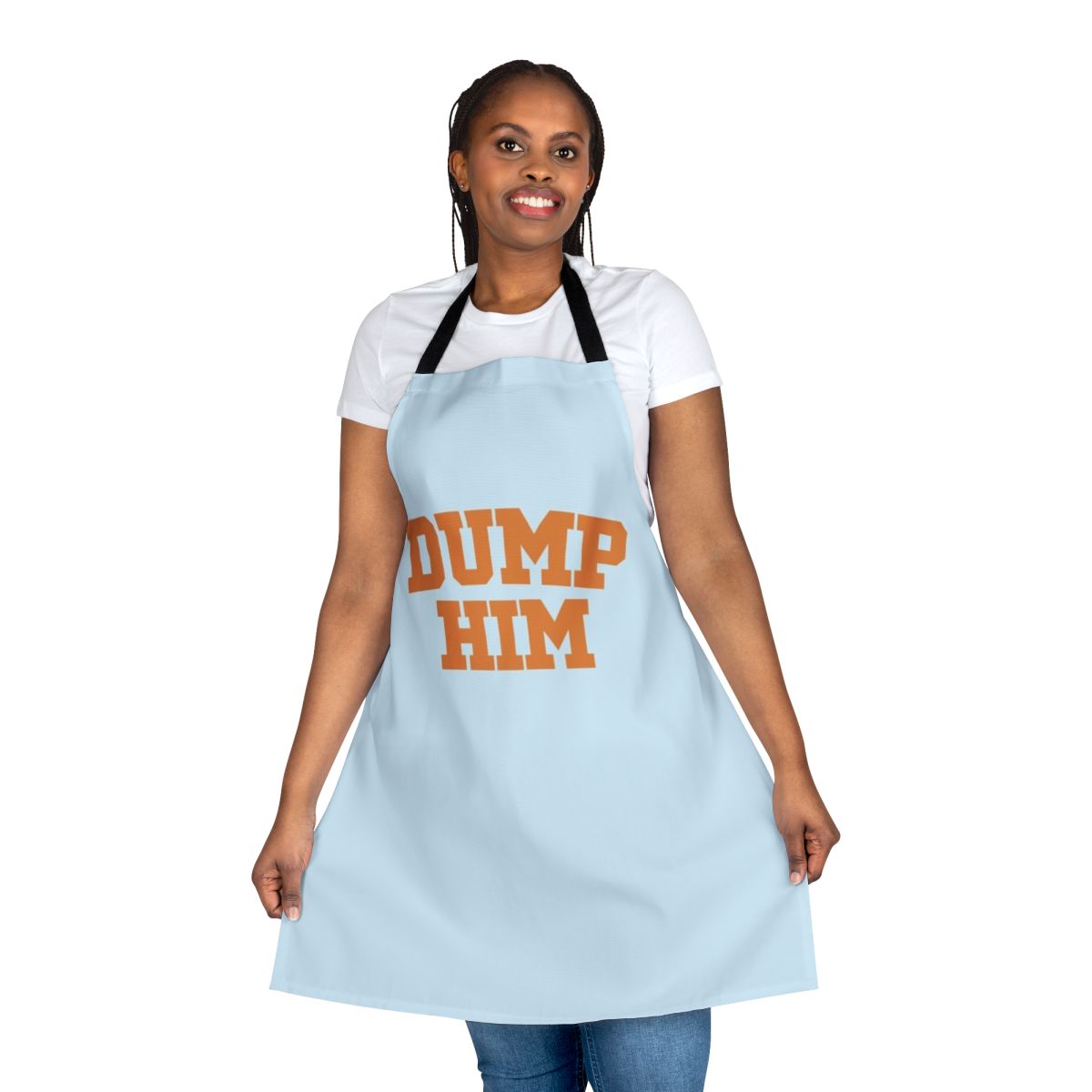 A stylish and empowering apron featuring Brittney Spears inspired design.