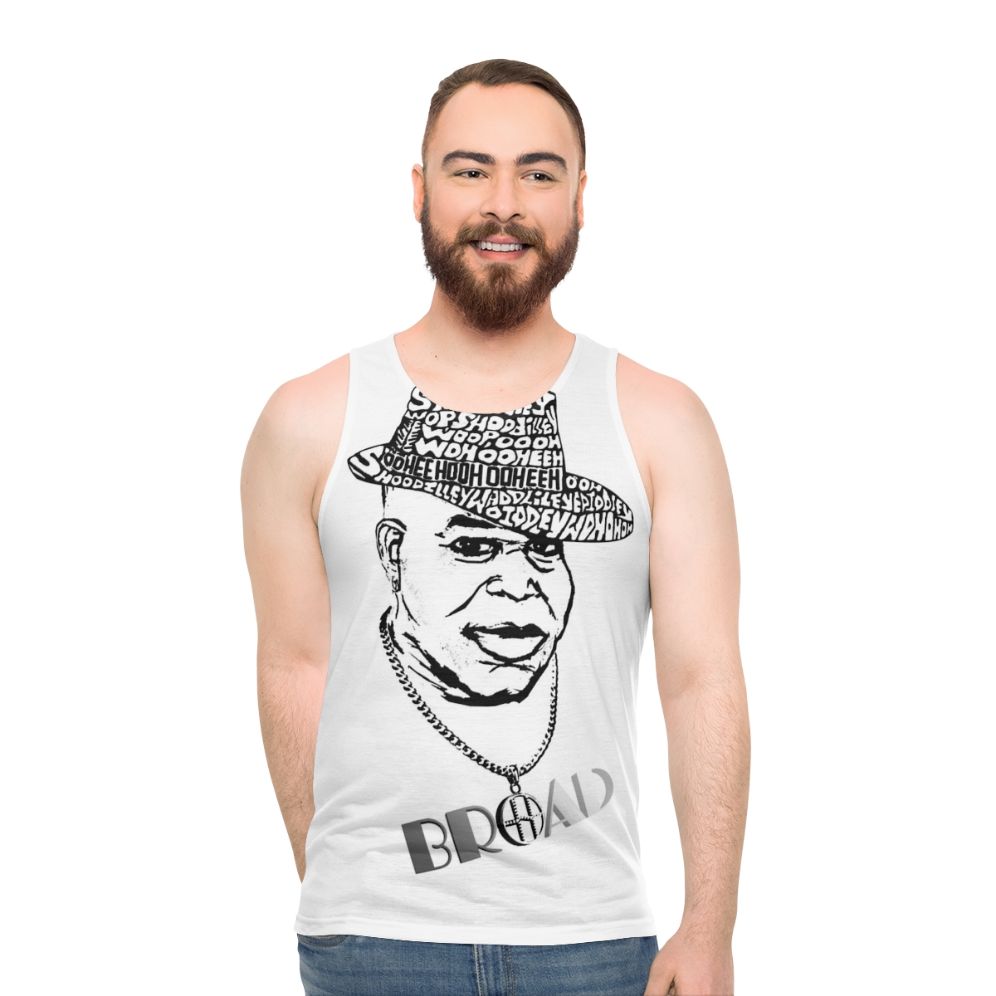 Broad unisex reggae-inspired tank top