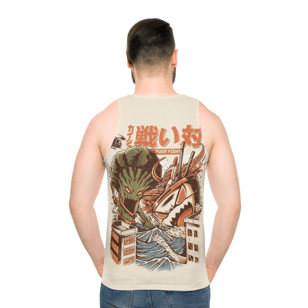 Brocco vs Ramen Kaijus Unisex Anime Inspired Tank Top