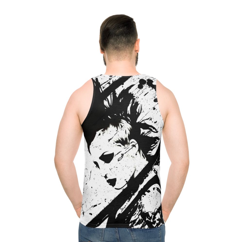 Brody Dalle inspired unisex tank top featuring portrait art