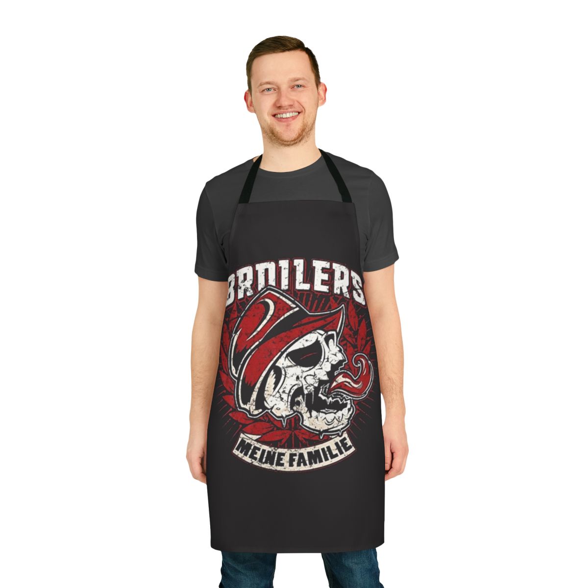 Broiler chicken apron for cooking and kitchen tasks