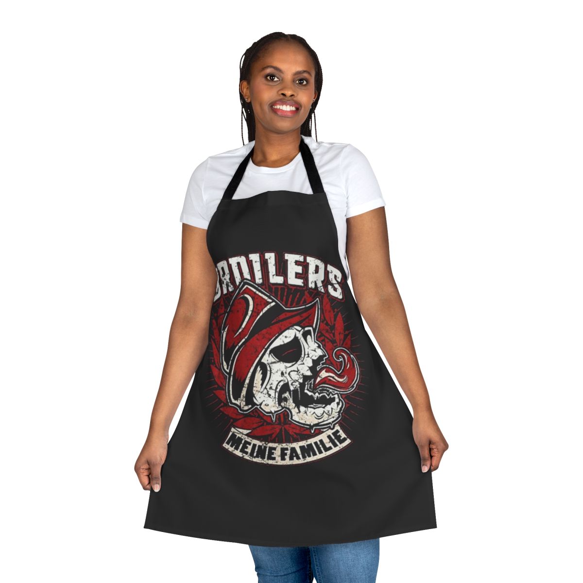 Broiler chicken apron for cooking and kitchen tasks
