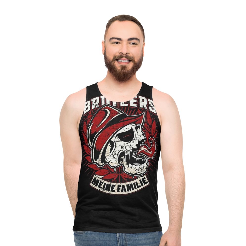 Broiler chicken unisex tank top