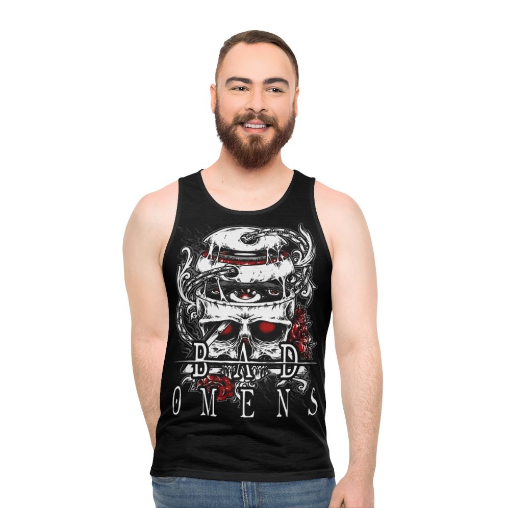 Broken Skull Castlevania Inspired Unisex Tank Top