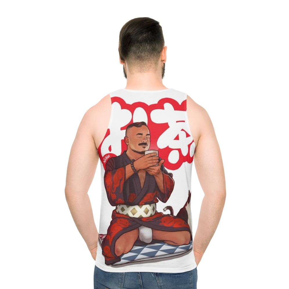 Unisex brown eyes LGBTQ pride tank top