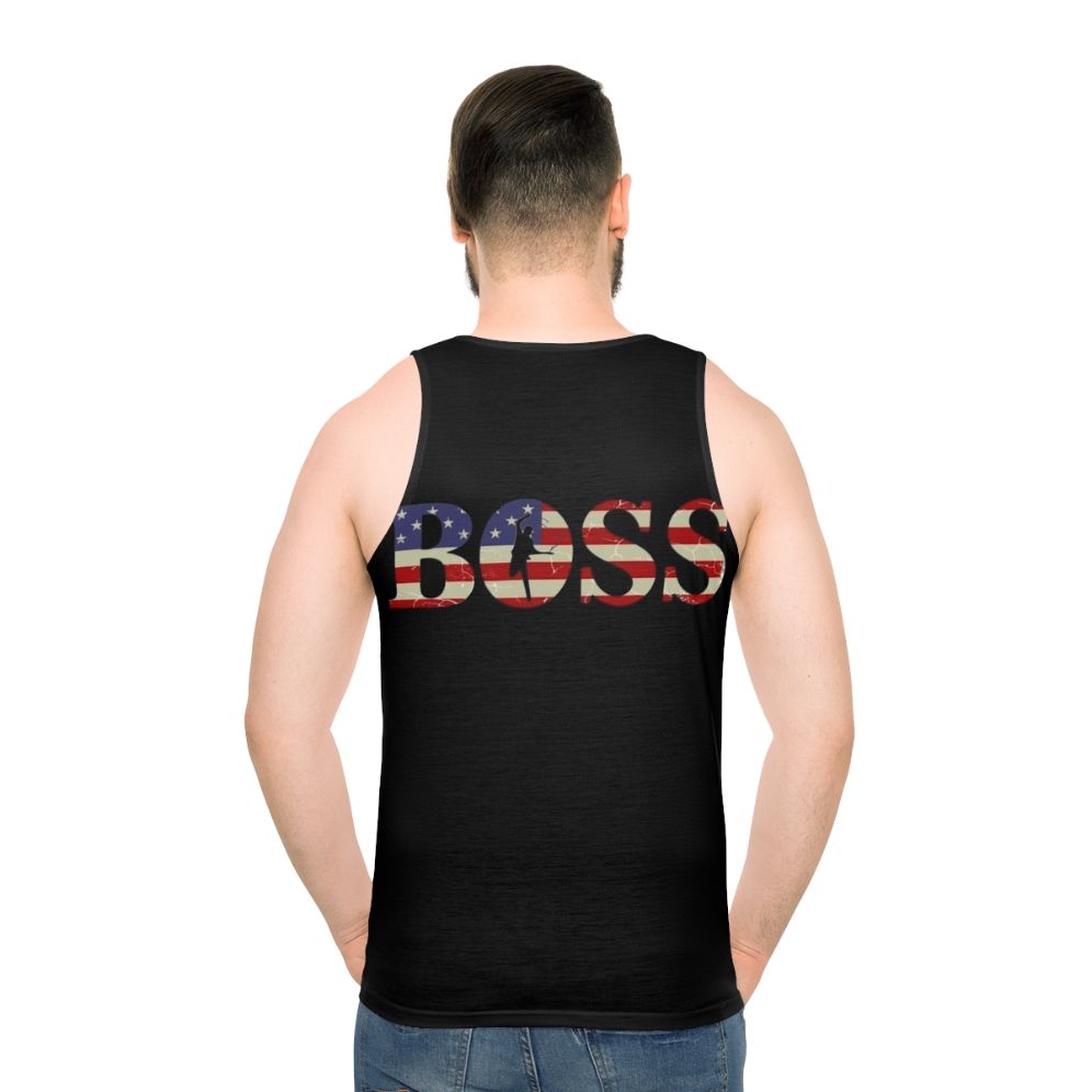 Bruce Springsteen American Flag Unisex Tank Top
