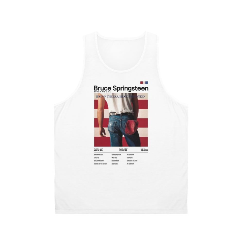 Bruce Springsteen Born In The U.S.A. Unisex Tank Top