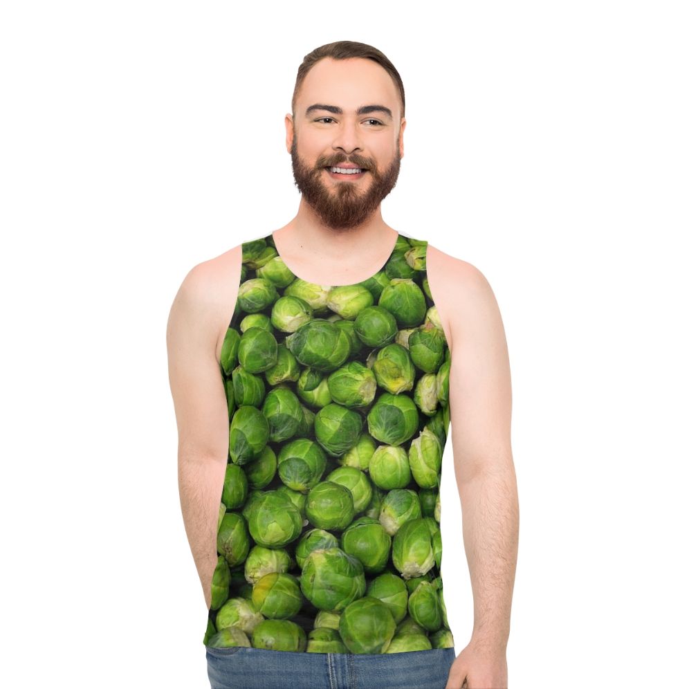 brussels sprouts unisex tank top