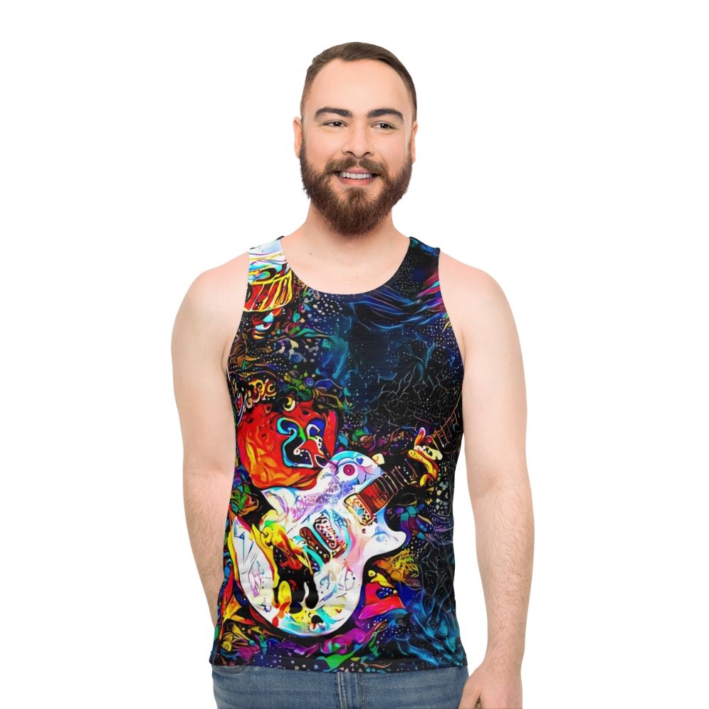 Buckethead Colorful Fan Art Unisex Tank Top