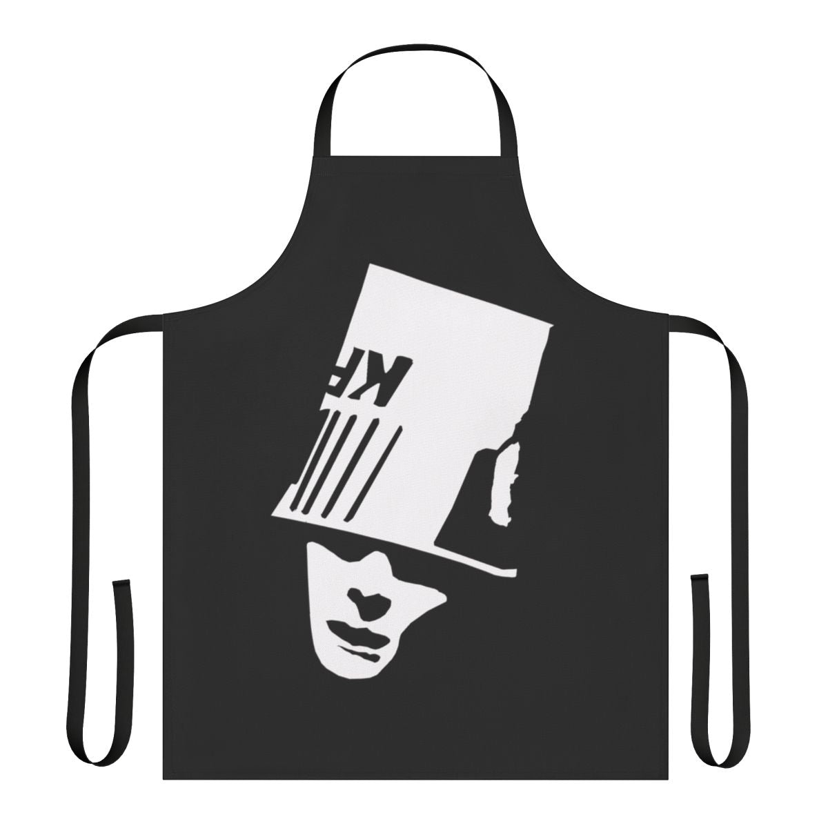 Buckethead Inspired Kitchen Apron with Guitar Silhouette