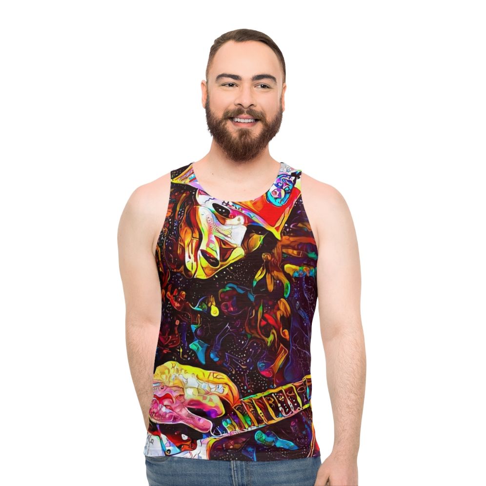 Buckethead Udnie Wave Colorful Unisex Tank Top