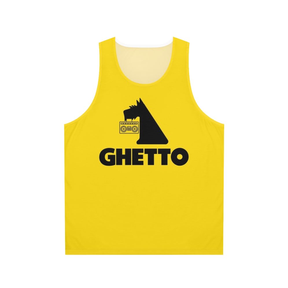 Budget-friendly unisex tank top with urban style graphic design
