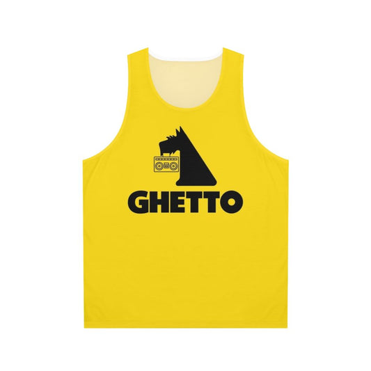 Budget-friendly unisex tank top with urban style graphic design