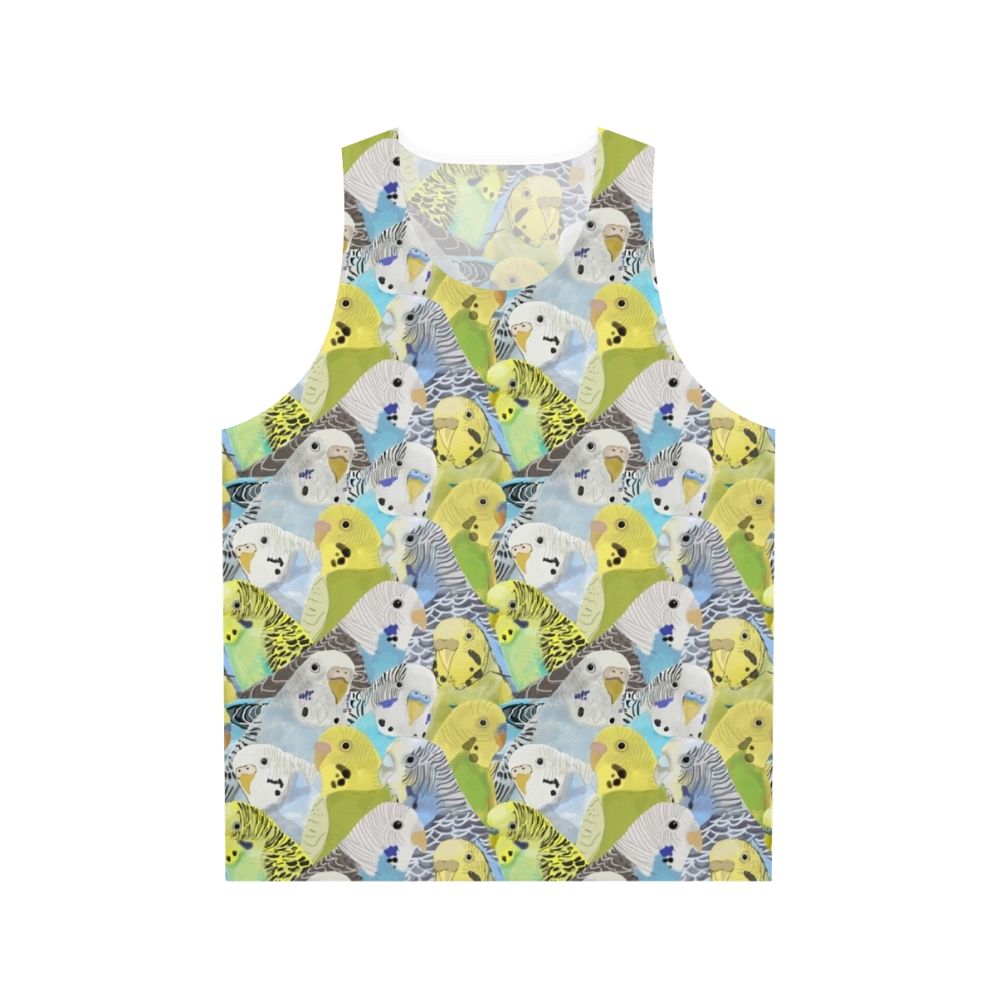 Budgie Parakeet Unisex Tank Top