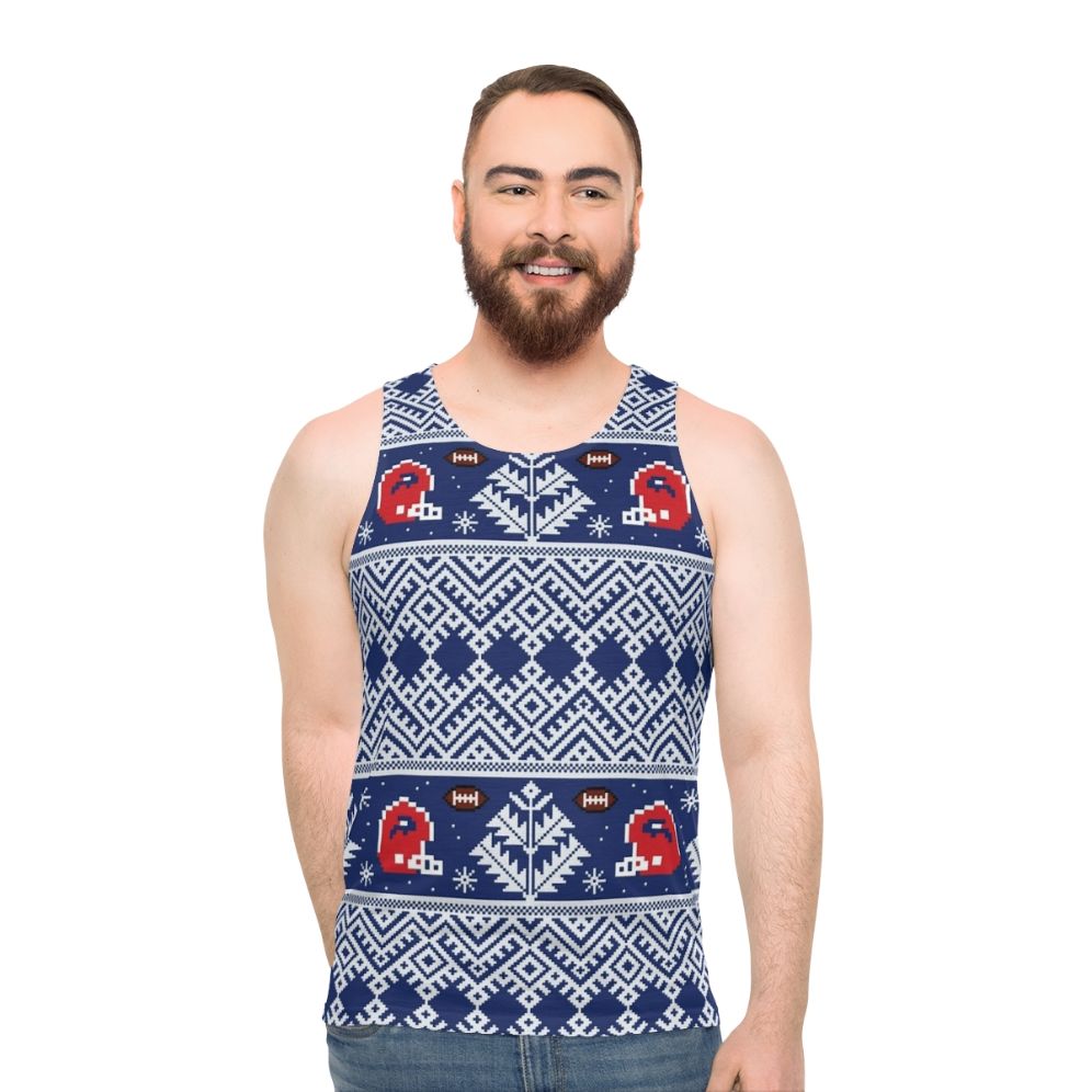 Buffalo Bills Retro Gaming Unisex Winter Tank Top