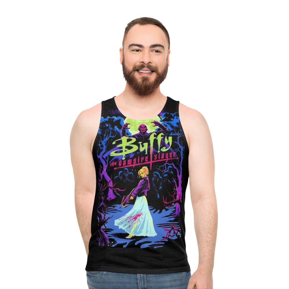 Buffy the Vampire Slayer fanart unisex tank top