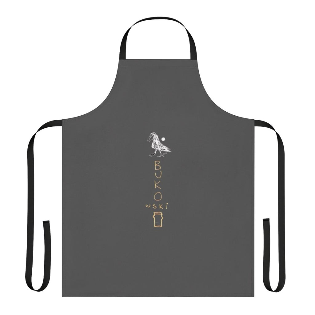 Bukowski sketch motif printed on a high-quality apron