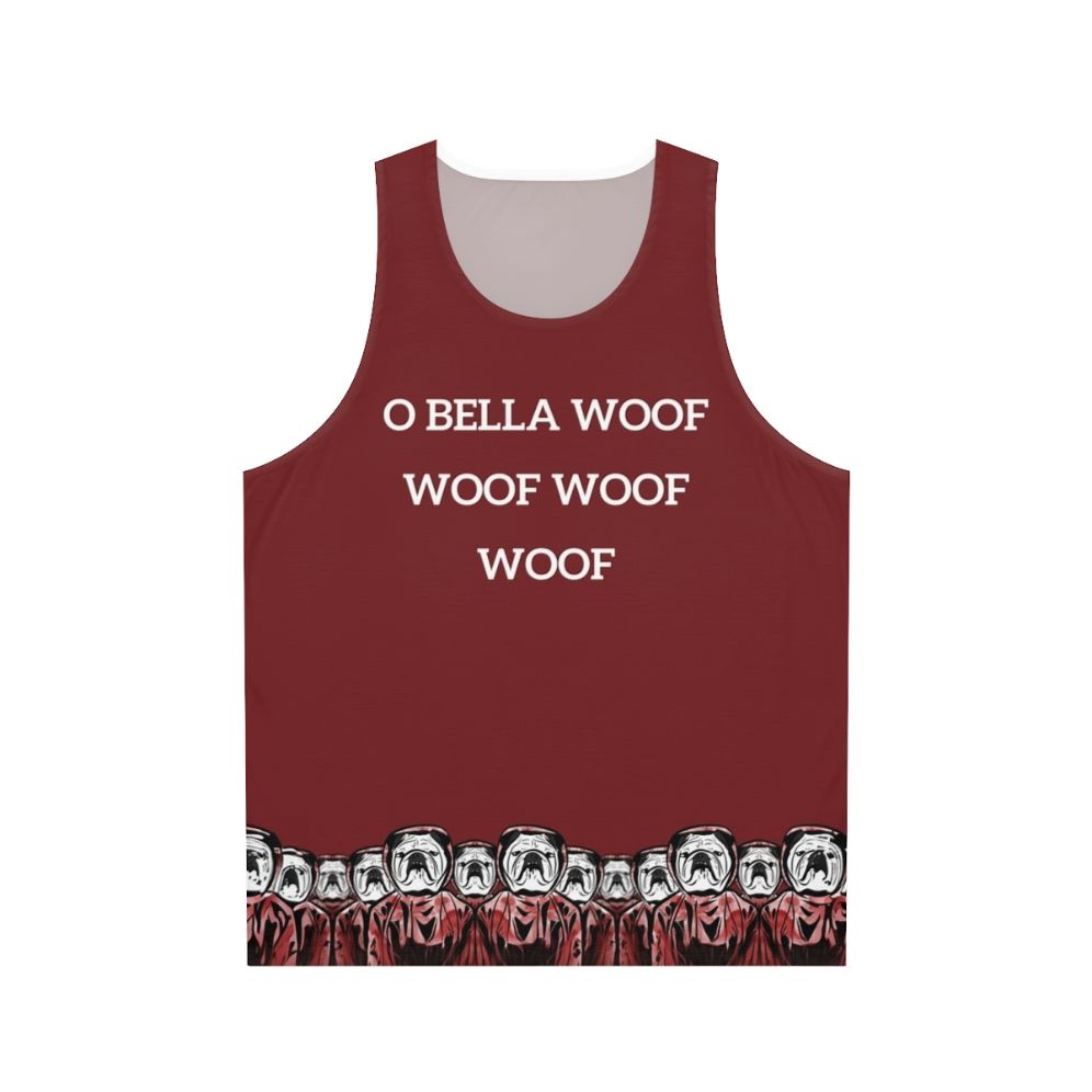 Bulldog Money Heist Bella Ciao Gang Unisex Tank Top