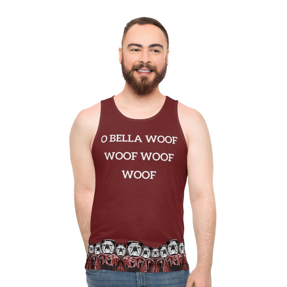 Bulldog Money Heist Bella Ciao Gang Unisex Tank Top