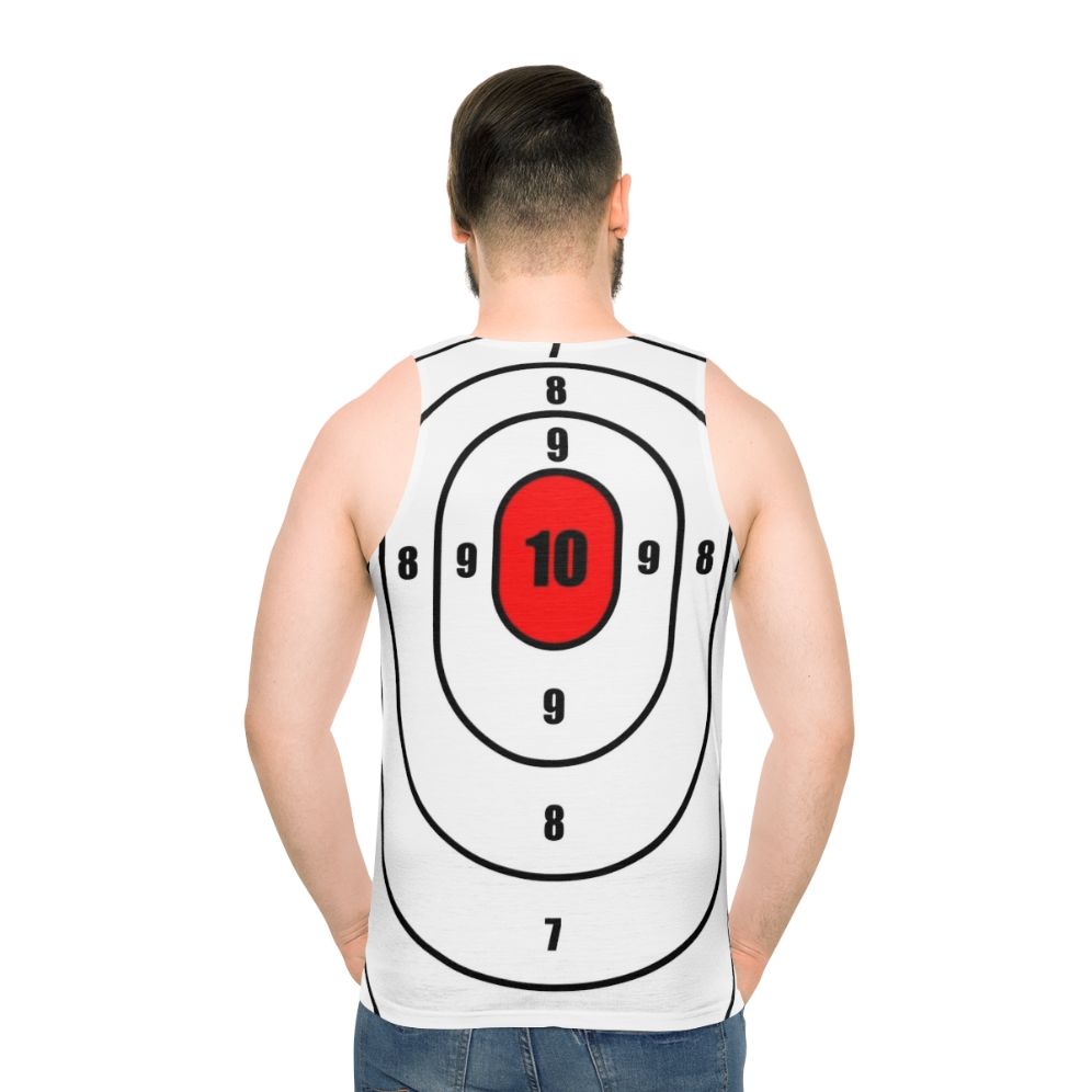 Bullseye target unisex fitness tank top