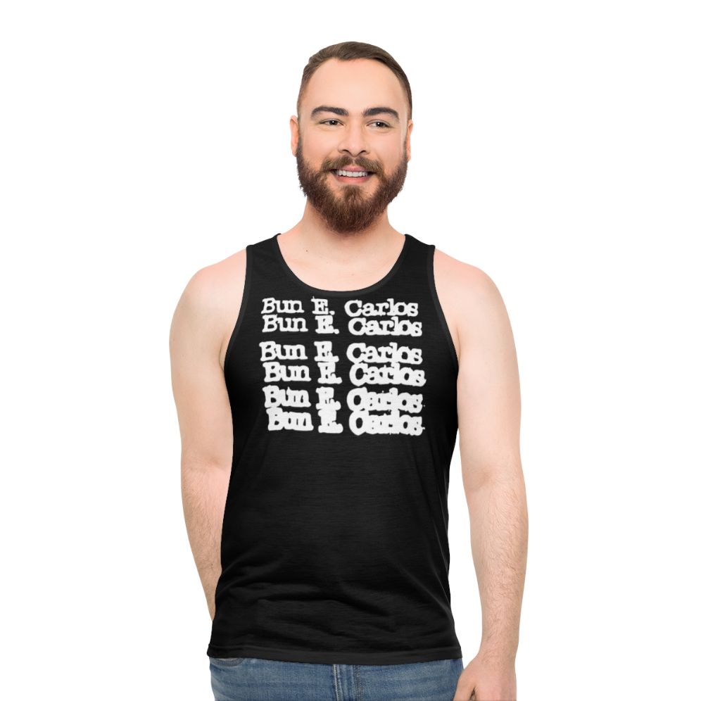 Bun E Carlos Cheap Trick Parody Unisex Tank Top