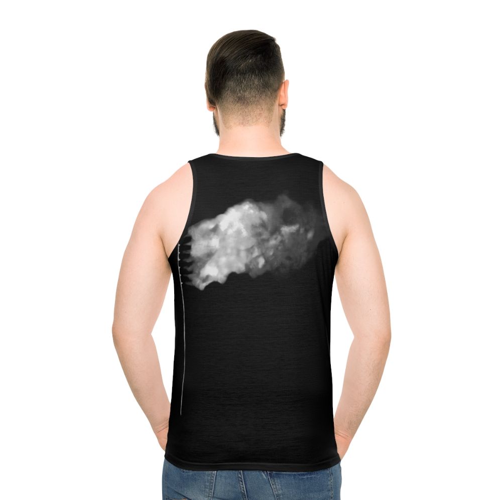 Burning Flag Unisex Patriotic Tank Top