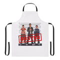 Busted inspired apron featuring the band's iconic 2002 artwork