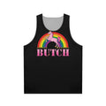 Butch unisex pride tank top